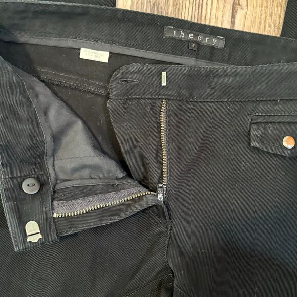 Theory Black Workwear Skinny Pant - size 4 - Picture 5 of 9
